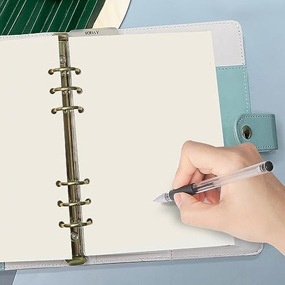 Harphia A5 Planner Paper Refills, 100gsm Thicker Blank Paper for Filofax, 6 Ring Binder - color: Blank Paper, size: A5