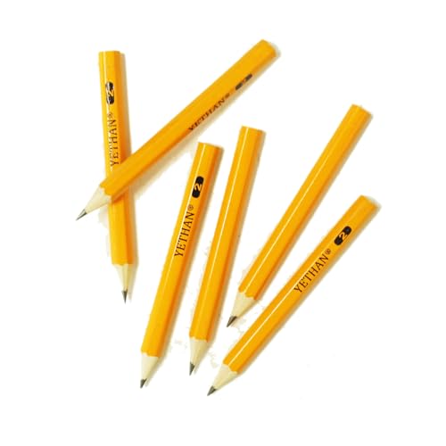 Golf Pencils, Half Pencil, 3.5" Mini Pencils, #2 HB Hexagon, Pre-sharpened, Back to school, 680 Pcs.