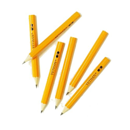 Golf Pencils, Half Pencil, 3.5" Mini Pencils, #2 HB Hexagon, Pre-sharpened, Back to school, 680 Pcs.