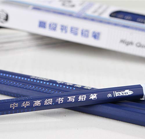 YYMIYU 12 new non-slip 2H writing pencils log drawing pencils