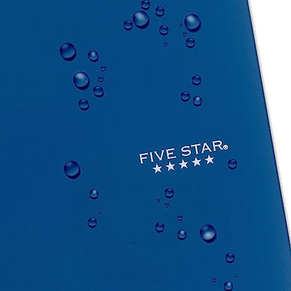 Five Star Spiral Notebook + Study App, 3 Pack, 3 Subject, College Ruled Paper, Fights Ink Bleed, Water Resistant Cover, 8-1/2" x 11", 150 Sheets, Green, Red, Blue (820193) - color: Forest Green, Fire Red, Pacific Blue, size: 3 Pack
