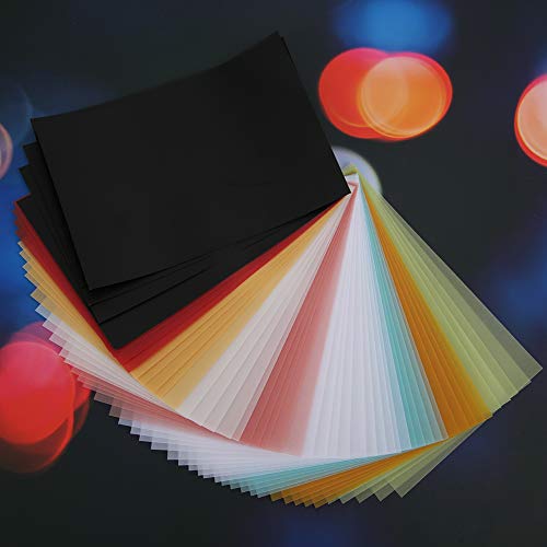 Vellum Paper for Card Making a4 5x7 Coloured Translucent Colored tracing Teal Multicoloured Sheets Craft Colour Clear Clarity Stamps Colored sulfuric Cardboard, Rubber Stamp