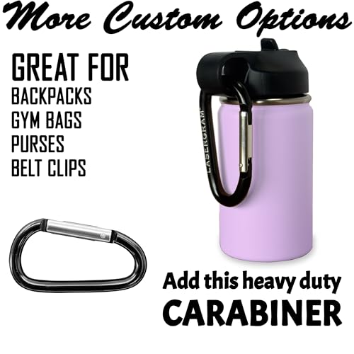 LaserGram Personalized Water Bottle, Grad Cap Class of 2023, 2024, 2025, 2026, 2027, Stainless Steel Double Wall Vacuum Insulated with Flip Top Straw, Custom Engraved Gift (12oz / 335ml Lavender) - color: Lavender, size: 12 Ounces