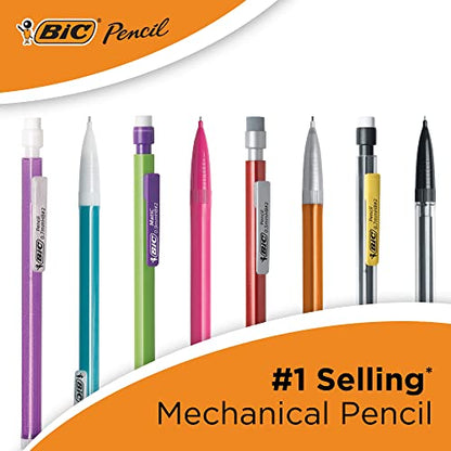 BIC Xtra-Precision Mechanical Pencil, Clear Barrel, Fine Point (0.5mm), 5-Count (Pack of 2) - size: 5 Count (Pack of 2), style: Fine Point