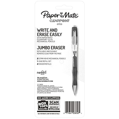 Paper Mate Clearpoint Elite Mechanical Pencil 0.7mm Starter Set 2 Pencil Set Office Supplies School Supplies Classroom Must Haves Drafting Drawing Pencils for Sketching