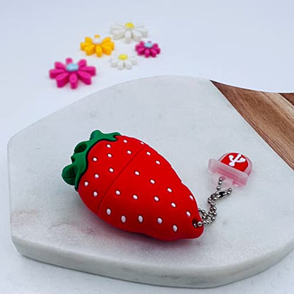 USB Thumbdrive 16GB - Berry USB Flash Drive - Strawberry Storage Device (Strawberry) - color: Strawberry