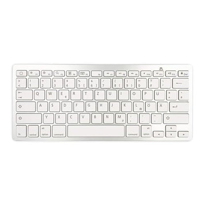 Wireless German Keyboard, Minority Language Ultra Thin Lightweight Silent Bluetooth Keyboards for Laptop/PC/Tablet/Desktop/Smart TV (German) - style: German