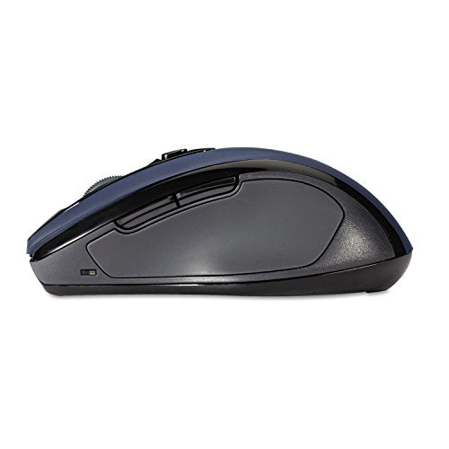 Kensington Pro Fit Mid-Size Wireless Mouse, Sapphire Blue (K72421AM) | Comfortable mid-size grip, wireless connection, reliable everyday desktop and laptop use - color: Sapphire Blue