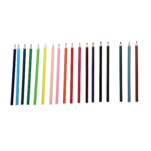 MindWare 18 Bright Colored Pencils Set | Colored Pencils Set. Includes pencils.