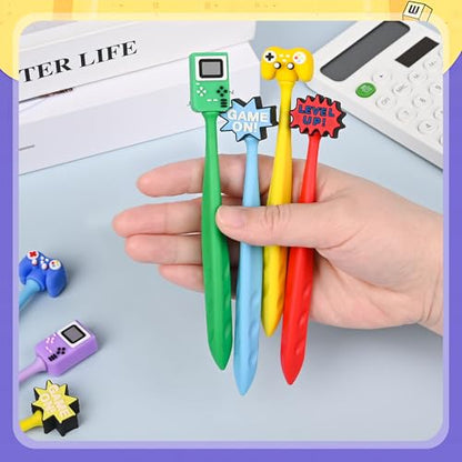 48 Pcs Video Games Bobblehead Eraser for Pencils Kawaii Erasers Cute Supplies Fun Cartoon Erasers Supplies Birthday Gifts - style: Video Games