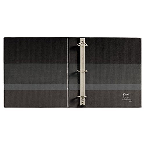Avery 79989 3-Ring EZD Binder, 1-Inch Capacity, 8-1/2-Inch x11-Inch, Black