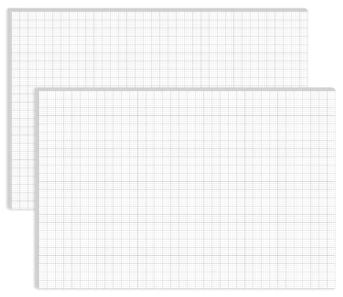 (2-Pack) Graph Paper Pad - 36" x 24" Large Graph Paper, 60 Sheets/120 Pages, 4"x4" Ruled Grid Paper for Engineer Architect Designer Mathematician Draftsmen Sketch House Commercial - size: 2-Pack, style: 24" x 36"