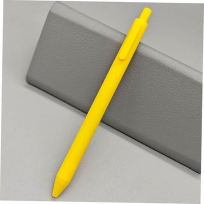 HANABASS 12pcs Retractable Gel Pens with Quick Dry Ink and Comfortable Plastic Grip, Smooth Writing Pens for Exams and Daily Journaling, Minimalist Stylish Design for Office and School Use