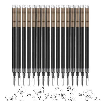 0.7 mm Erasable Gel Ink Pen Refills Compatible with Frixion Friction, Smooth Writing Multicolor Retractable Fine Point Pen Refill for School Office Home Art (Black, 16) - style: Black