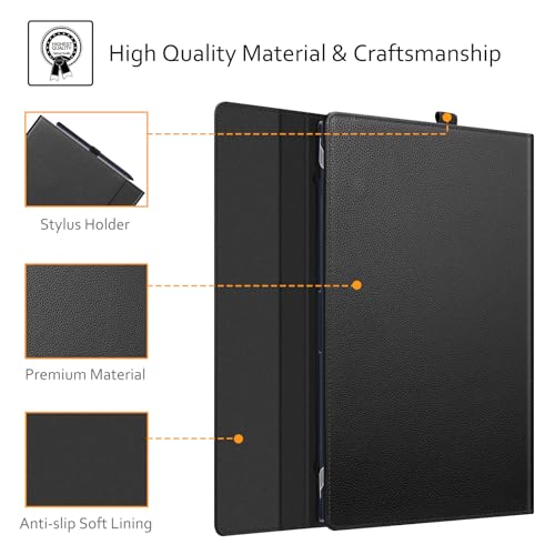 Fintie Sleeve Case Cover for 15.6" Samsung Chromebook Plus XE550XGAA / Samsung Galaxy Book4 360 NP960XGK / Book3 360 NP750QFG / Book2 Pro 360 NP950QED / Book2 Pro NP950XED, Black - color: Black