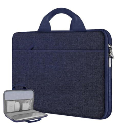 Hseok Laptop Case 13.3-14 Inch Sleeve,TSA Shockproof Computer Handbag,Compatible with MacBook Neo/Pro 14 M5/M4/M3/M2/M1,All Models 13.3" MacBook Air/Pro,XPS 13/14,Most 13-14 Notebooks,Blue - color: Blue