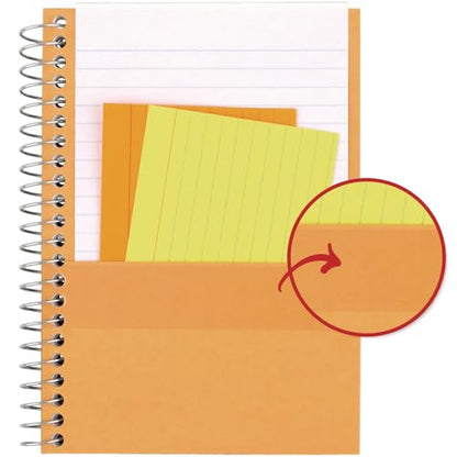 Five Star Wirebound Notebook, 1-Subject, Medium/College Rule, 80 Sheets 17.7 cm x 11.1cm (7" x 4.75 ") Assorted Cover Color