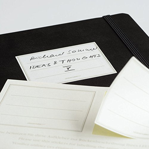 Leuchtturm Medium Hardcover Plain Anthracite - color: Anthracite, style: Plain