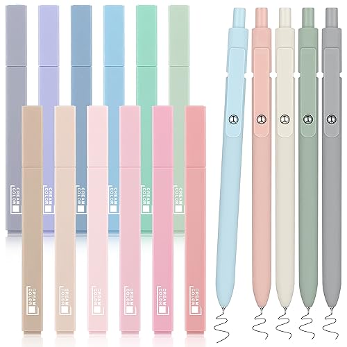DazSpirit 12 Pastel No Bleed Bible Highlighters & 5 Black Pens Set | Quick-Dry Cute Aesthetic Markers in Assorted Colors for Bible Study, Journaling, Office and School Supplies - color: ‎Highlighters + Black Pens