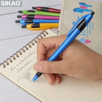 Pens Bulk, 60 Pack Gripped Slimster Ballpoint Pens Black Ink | 1.0mm Smooth Writing No Bleed No Skip, Click Pens with Comfort Grip for Teachers, Students, Servers, School & Office Use - style: Classic