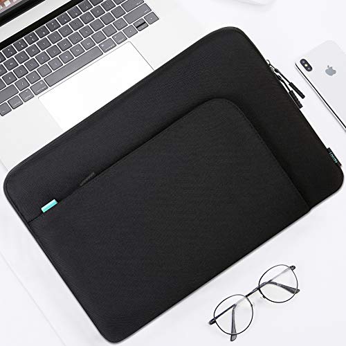 Lacdo Laptop Sleeve Case for 16 inch New MacBook Pro M5 Pro/Max A3428 A3429 (2026), M4/M3/M2/M1 Pro/Max A3403 A3186 A2991 A2780 A2485 A2141 2024-2019 | 15" Surface Laptop 7/6/5/4/3 Computer Bag, Black - color: Black, size: New MacBook Pro 15/16 Inch