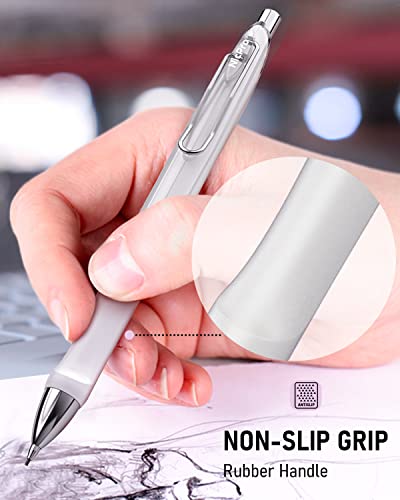 Nicpro 6PCS Pastel Mechanical Pencil Set 0.7 mm, Cute Mechanical Pencils with Comfort Grip with 12 Tubes HB Lead Refill, 3 Eraser, 9 Eraser Refills for Student Writing, Drawing, Sketching- with Case - size: 0.7