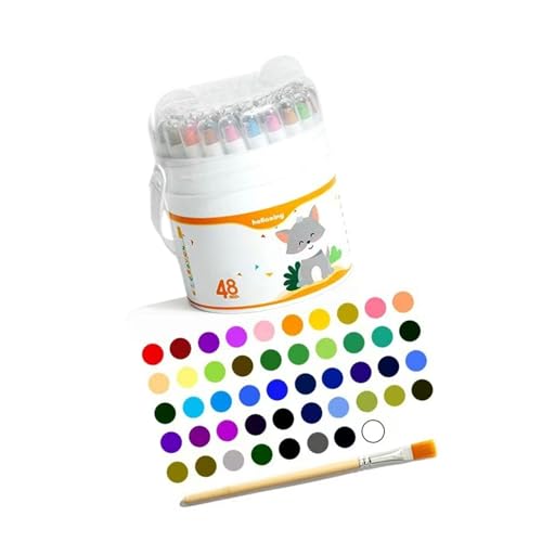 Pack of Washable Smooth Crayon Set for Safe Childrens Drawing Tool Art Supplies Design with Colorful Color Washable Crayon
