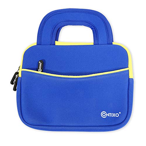 Contixo 10" Tablet Sleeve Bag - Compatible with K102 & K103 Kids Tablets, Protective Carrying Case (Blue) - color: Blue
