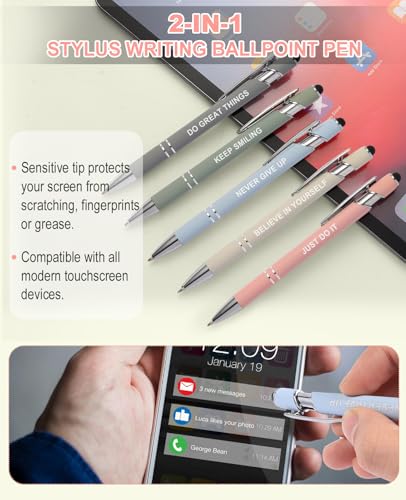 56 PCS Aesthetic School Supplies with Large Pencil Case, 5 Inspirational Ballpoint Pens, 12 Pastel Highlighters, 5 Black Ink Gel Pens, 6 Mechanical Pencils 0.5-0.7mm College Student Essentials (Pink) - color: Pink