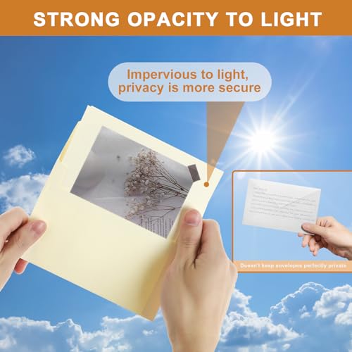 Silunkia Cream Greeting Cards and Envelopes 4 x 6 Heavyweight Blank Single Panel Cardstock and A4 Envelopes Printable Self Seal 20 Packs for DIY Invitations, Thanksgiving Cards, Valentine's Day, Party - color: Cream, size: 4x6-20pcs
