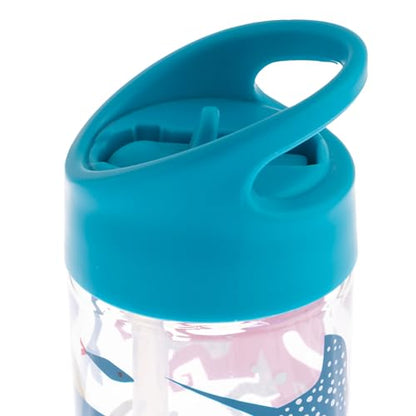 Stephen Joseph, Kids Flip Top Water Bottle, 10 oz Tritan BPA Free, Water Bottle for Girls & Boys, Back to School Flip Top Bottle, Sharks - color: Sharks