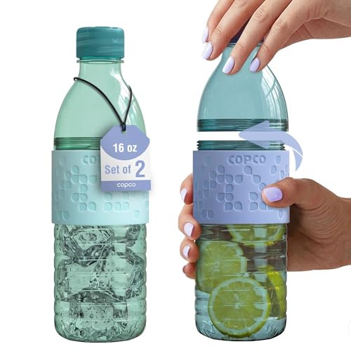 Copco Hydra Water Bottle 16.9 oz - Light Blue & Purple, Set of 2 - color: Blue/Purple
