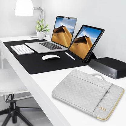 Lacdo 360° Protective Laptop Sleeve Case for 13 inch New MacBook Air M5 A3449 (2026), M4 A3240 2025, M3 A3113, M2 A2681, M1 A2337 A2179 A1932 | 13 inch MacBook Neo A18 Pro A3404 (2026), Space Gray - color: Space gray, size: New MacBook Air/Neo/Pro 13 Inch