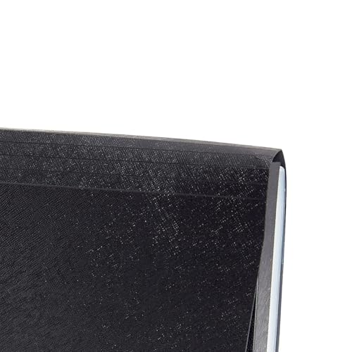 TRU RED Moisture‑Resistant Plastic Accordion File, 13‑Pocket Expanding Organizer, Letter Size, Durable Black Poly – 3/Pack