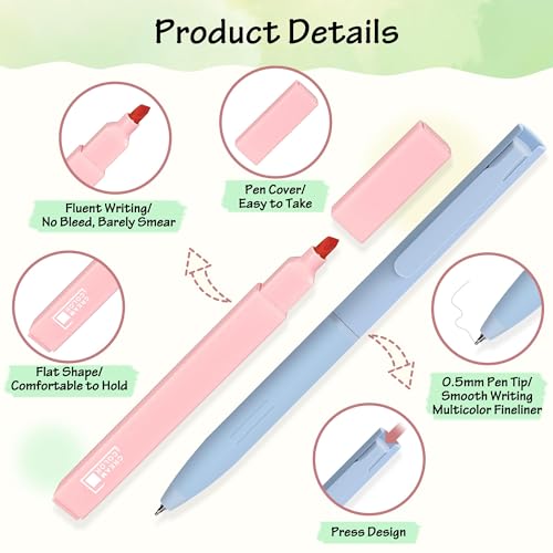 DazSpirit Bible Journaling Kit, Bible Study Supplies Set for Women & Men | 12 Pastel No Bleed Highlighters and 6 Color Pens & Laminated Tabs, Bible Essentials, Christian Gifts - color: Highlighters + Color Pens + Tabs
