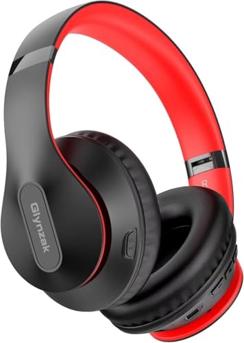 Wireless Bluetooth Headphones Over Ear 65H Playtime HiFi Stereo Headset with Microphone and 6EQ Modes Foldable Bluetooth 6.0 Headphones for Travel Smartphone Computer Laptop - color: Black
