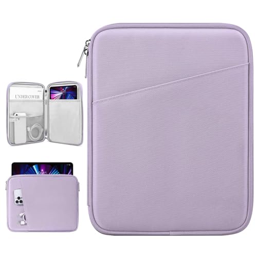 Dadanism 13 Inch Tablet Sleeve Bag Carrying Case, Gray Purple | Fits iPad Air 13" M4/M3 2026/2025, iPad Pro 13" M5/M4 2025, iPad Pro 12.9", Galaxy Tab S10+ 12.4", Remarkable Paper Pro 11.8" - color: Gray Purple, size: 13 inch