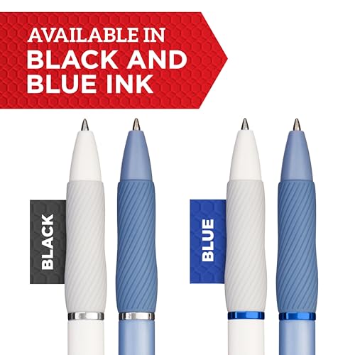 Sharpie S-Gel Pens, Frost Blue Barrel, Medium Point (0.7mm), Black Gel Ink, 12 Count - Office Supplies, Journaling, Writing, Note-Taking - color: Frost Blue