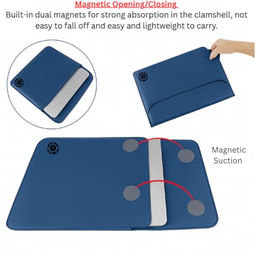 Blue Laptop Cover 11-13.3 Inch ONLY Surface Pro 7 8 9 10 X Laptop 3 4 5 MacBook Air Pro 13" Huawei MateBook 13 X Pro Dell XPS 13 HP Pavilion x360 Protective Case, Not for 14-16” - color: Blue, size: Size Small-Med 11-13.3 inch