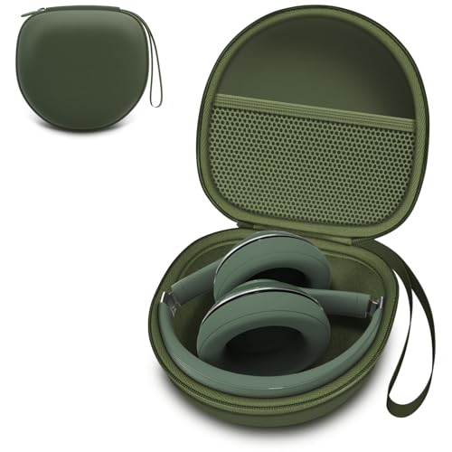 Headphone Case Compatible with BERIBES/TOZO/KVIDIO/Beats/Soundcore Anker Noise Cancelling Over-Ear Headphones, Army Green - color: 17.Army Green