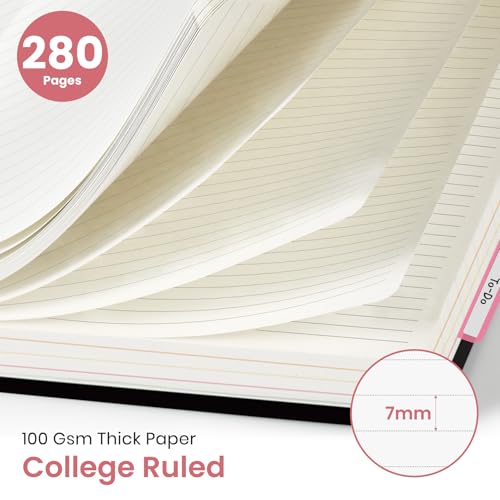 Spiral Lined Notebooks and Removable Dividers & Tabs