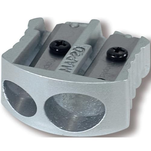 Maped - Classic 2-Hole Metal Pencil Sharpener - Precision & Durability - Efficient Sharpening - Built to Last - Value for Artists & Students