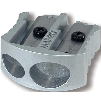 Maped - Classic 2-Hole Metal Pencil Sharpener - Precision & Durability - Efficient Sharpening - Built to Last - Value for Artists & Students