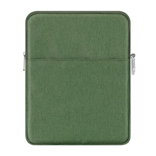 MoKo 9-11 Inch Tablet Sleeve Bag Carrying Case Fits New 11-inch iPad Pro M4/iPad Air M2 2024, Air 5/4/3 10.9"/10.5", Pro 11 M2, i-Pad 10th 10.9, i-Pad 9/8th Gen 10.2, Tab S8/S9 11", Grass Green | Tablet Carrying Case Fits iPad Air M2/Air 5/4 10, 9, iPadPr