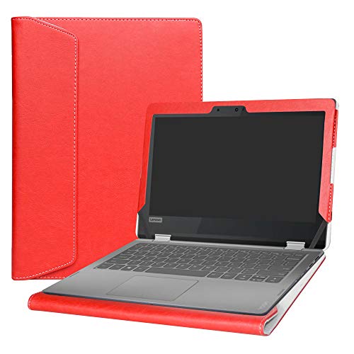 Protective Case for Lenovo Flex 6 11 6-11IGM/Flex 4 11 4-1130,Case for HP Chromebook 11 G8 G9 EE/Chromebook X360 11 G3 EE/ProBook X360 Fortis 11 G9(Not fit Flex 3 11) 11.6",Red - color: Red