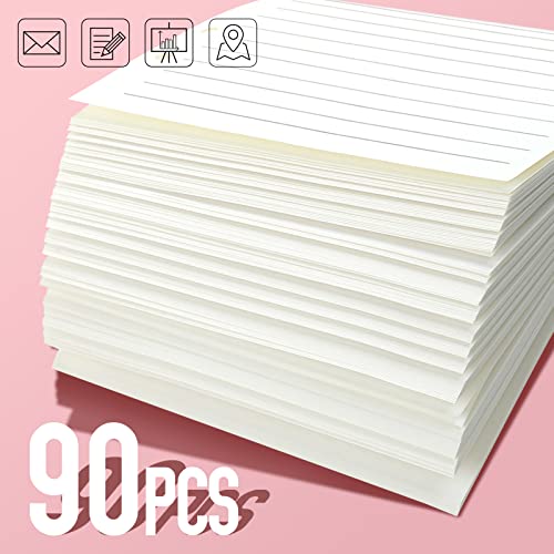 LEOBRO A5 Paper, Planner Inserts for A5 Binder, 5.5 x 8.5 Lined Paper, Loose Leaf Paper, with Binder Pockets, for Refillable Notebook, Journal, Planner Refills