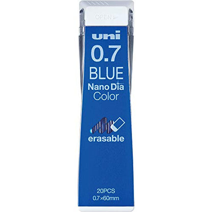 Uni Mechanical Pencil, Lead Nano Dia Color, 0.7mm, Blue (U07202NDC.33) - color: Blue, size: 20 Count (Pack of 1)