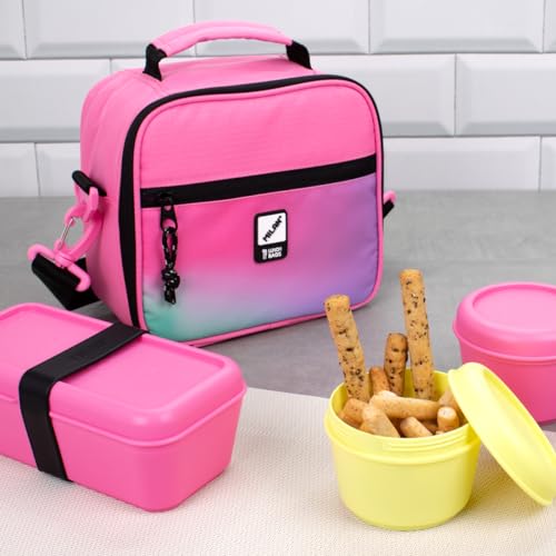 MILAN® Sunset Series 3.5L Insulated Food Cooler Bag, Pink