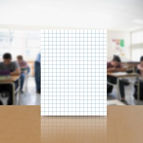 School Smart Graph Paper, 8-1/2 x 11 Inches, 1/4 Inch Rule, White, 500 Sheets - size: 8-1/2 x 11 Inches