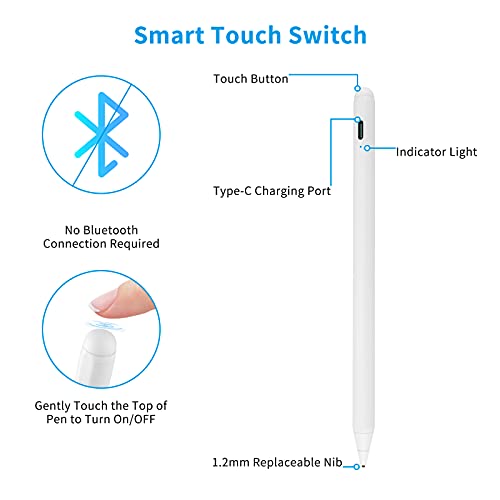 Samsung A7/A8/A9/A11+/A11 Tablet Pen Stylus,Good for Drawing and Writing Sketch Pencil for Samsung A7/A8/A9/A11+ Tablet Pen Stylus,White - color: White